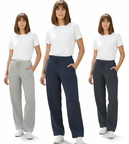 Womens open hem joggers - open,