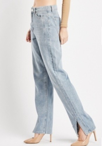 Slit hem wide - jeans, size