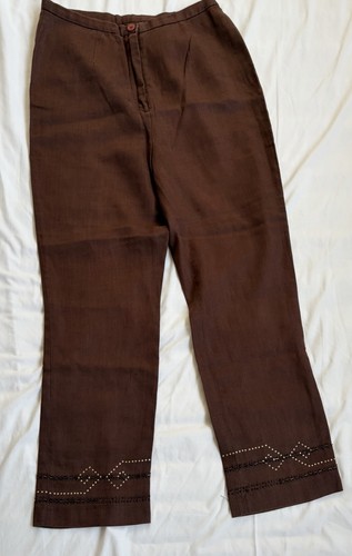 Women brown straight leg - brown,