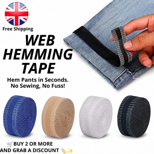 Iron wonder web hemming - on,