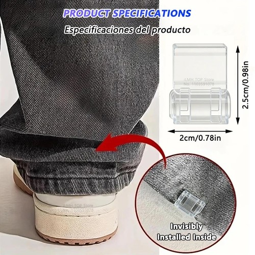 10pcs invisible trouser leg - 10pcs,