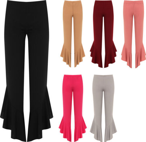 Plus womens flared - flared, frill