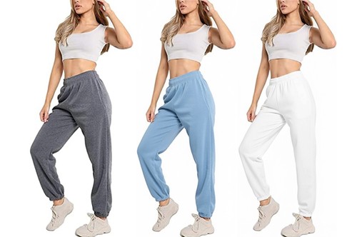 Women joggers bottoms - joggers, open