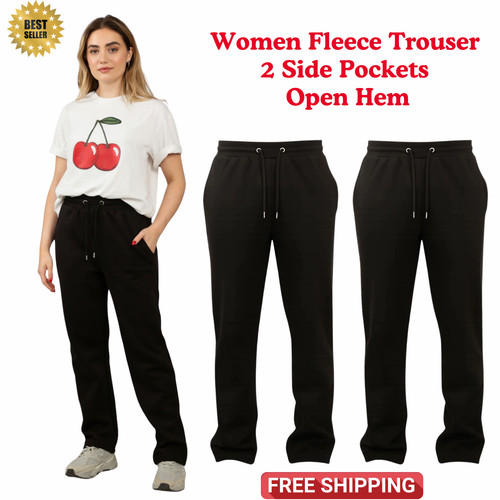 Womens open hem joggers - womens,