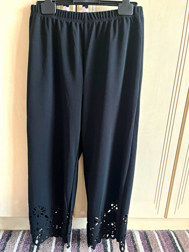 Women black flat front - flat,