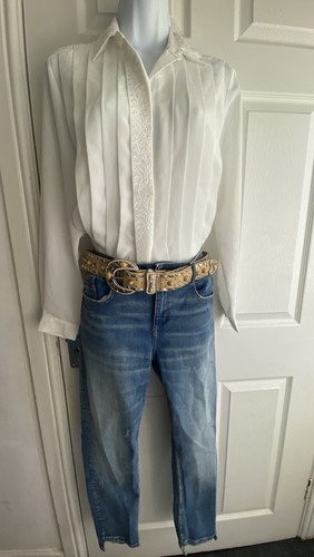 Zara denim blue distressed - denim,